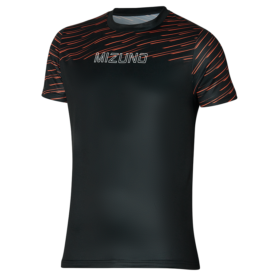 Mizuno Athletics Graphic Tee Black